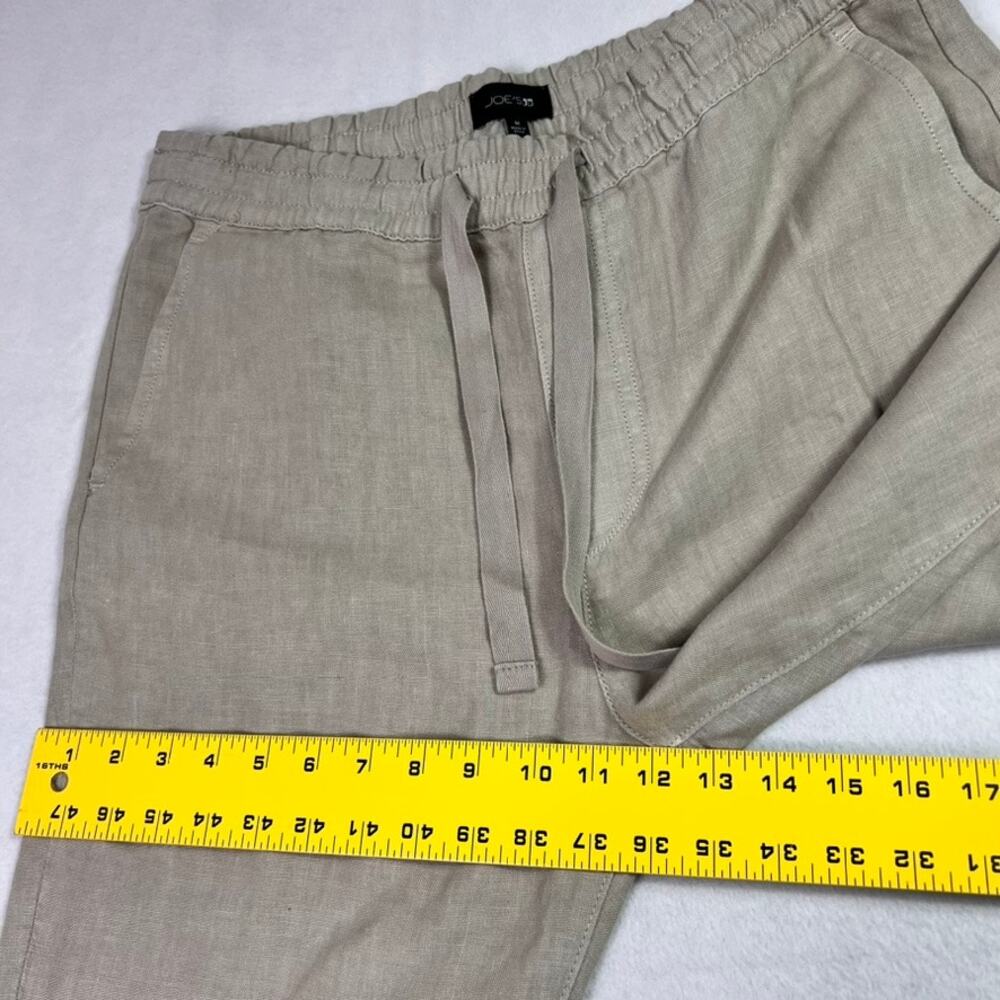 Joe’s Pants Mens M Tan The Soder Linen Slim Elastic Waist Trouser - Picture 5 of 10